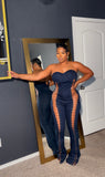 Final sale! Unstring me Jean jumpsuit