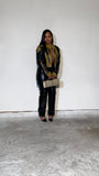 Noire leather cargo pants