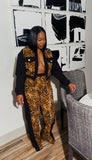 Animal print Fun track suit