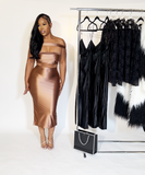 Bronze date night dress