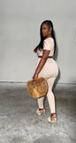 Nude jumpsuit