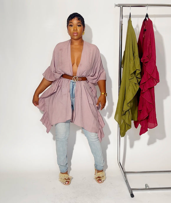 Light pink kimono