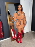 Brown holiday sweater