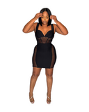 Noire Fall Bandage Dress