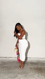 White skirt set