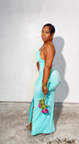 Mint soft girl maxi