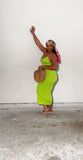 Mothers Day Sale!!Green simple Dress
