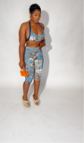Flower Girl capri set