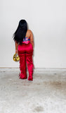 Mother’s Day sale!! Rose pink silk cargos