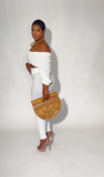 White off the shoulder blouse