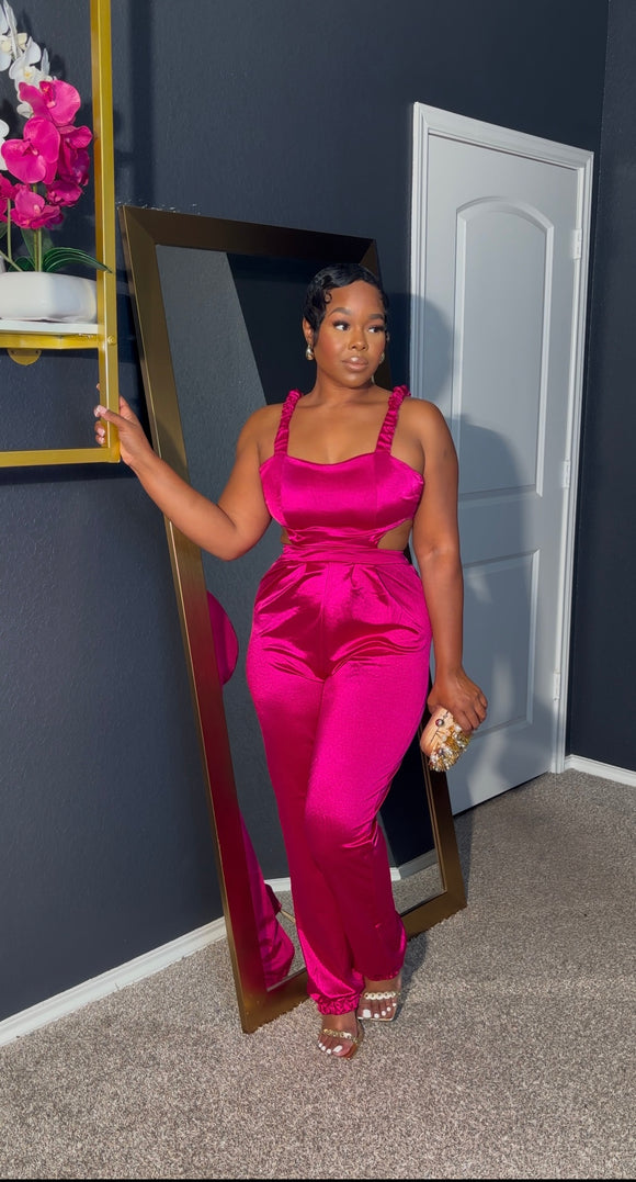Pretty pink jumpsuit
