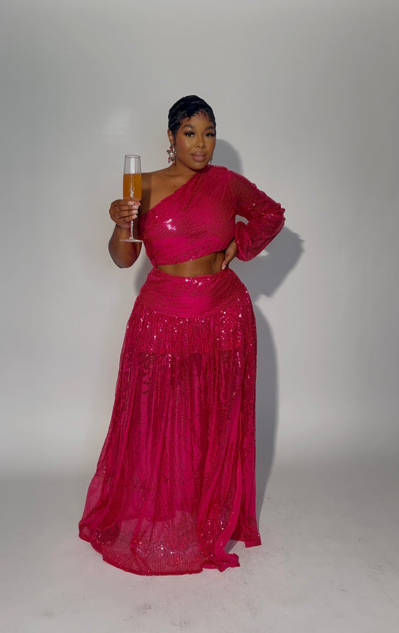 Pink Sparkle Celebration dress