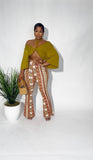 Back to school sale! Boho floral flare pants
