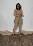 Tan it girl jumpsuit