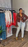 Sale! Fur sheer blouse