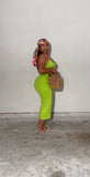 Mothers Day Sale!!Green simple Dress