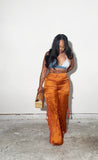 Mother’s Day sale!! Orange silk cargos