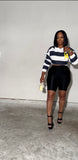 Navy blue school sweater