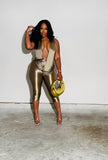 Olive silk set