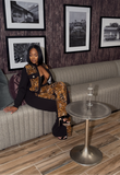 Animal print Fun track suit