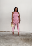 Pink candy jumpsuit