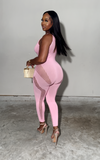 Pink candy jumpsuit