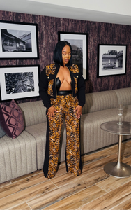 Animal print Fun track suit