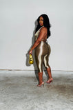 Olive silk set