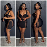 Noire Fall Bandage Dress