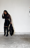 Noire biker tights